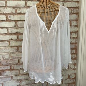 JESSICA SIMPSON SHEER TOP